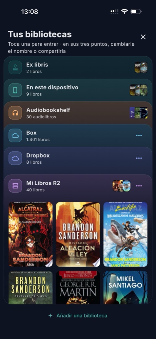 The library with your clouds and servers